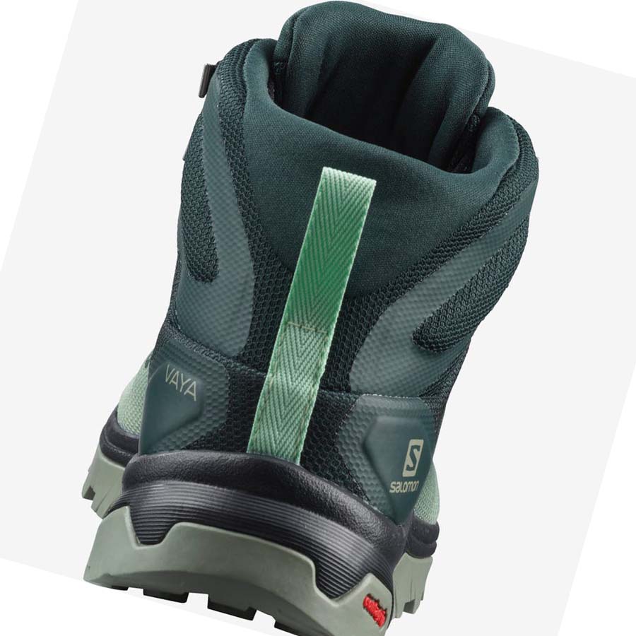 Salomon WoVAYA MID GORE-TEX Túracipő Női Zöld | HU 2822SGL